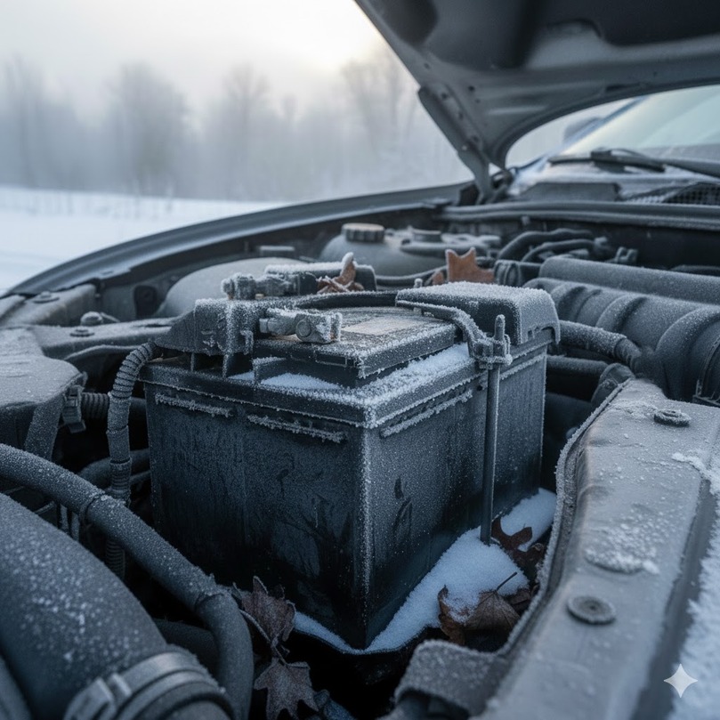 Winter car battery